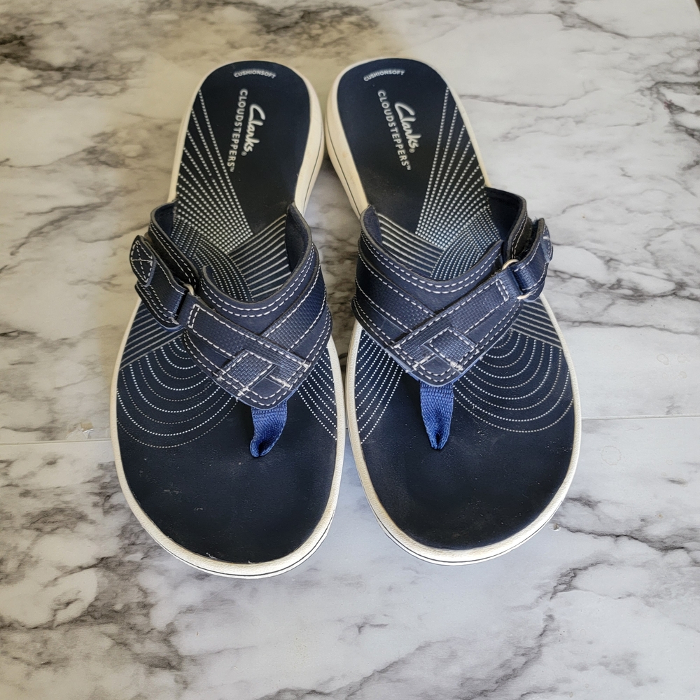 Clarks Navy Blue Sandals